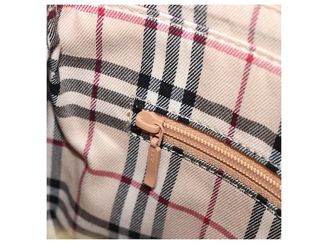 Borsa a tracolla BURBERRY in pelle beige e oro Auth 203612A D'oro - vista 21