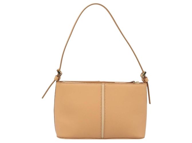 Borsa a tracolla BURBERRY in pelle beige e oro Auth 203612A D'oro - vista 3