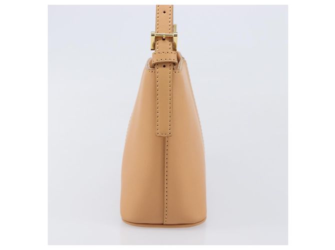 Borsa a tracolla BURBERRY in pelle beige e oro Auth 203612A D'oro - vista 5