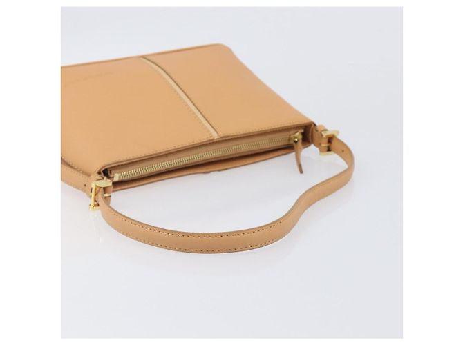 Borsa a tracolla BURBERRY in pelle beige e oro Auth 203612A D'oro - vista 7