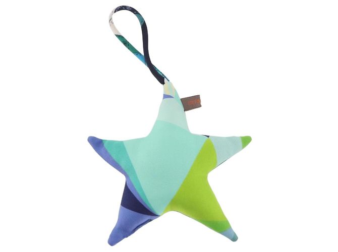 Hermès HERMES Petit Ash Bag Charm Silk Green Auth 203690M Grün - Ansicht 2