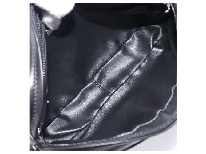 Bolsa de Ombro com Corrente BALLY em Couro Preto e Dourado Auth BA15570A - vista 17