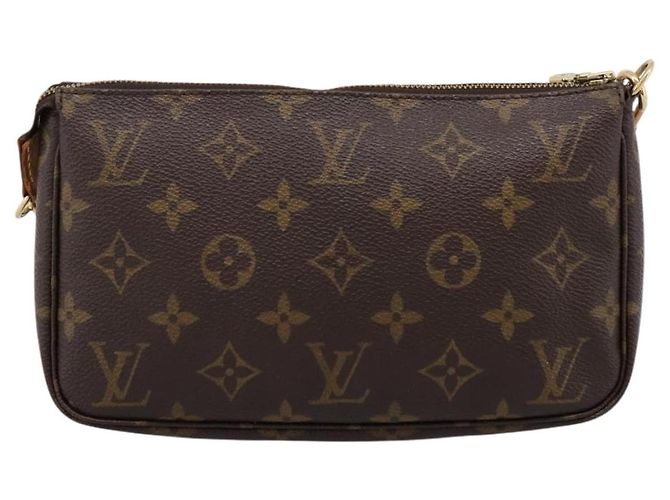 LOUIS VUITTON Monogram Pochette Accessoires Accessory Pouch M51980 Auth 201508V Monogramm - Ansicht 2