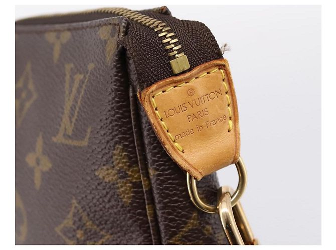 LOUIS VUITTON Monogram Pochette Accessoires Accessory Pouch M51980 Auth 201508V Monogramm - Ansicht 20