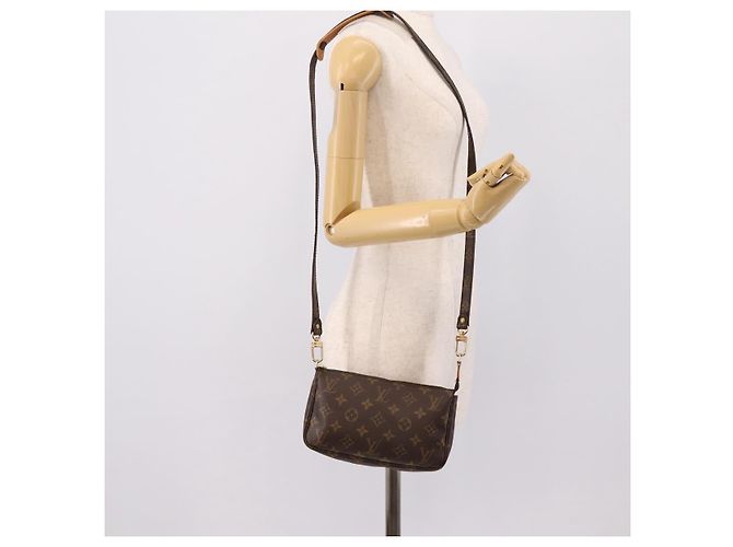 LOUIS VUITTON Monogram Pochette Accessoires Accessory Pouch M51980 Auth 201508V Monogramm - Ansicht 23