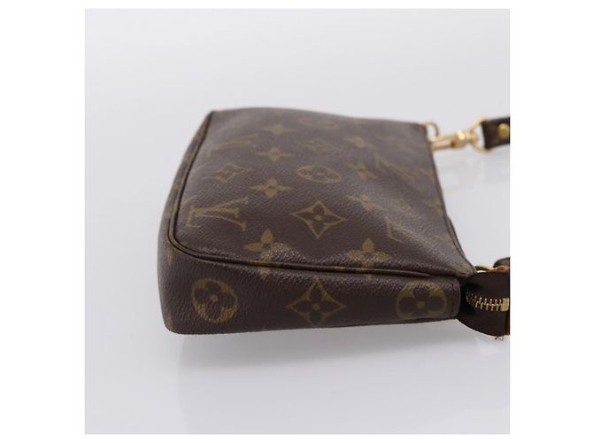 LOUIS VUITTON Monogram Pochette Accessoires Accessory Pouch M51980 Auth 201508V Monogramm - Ansicht 4