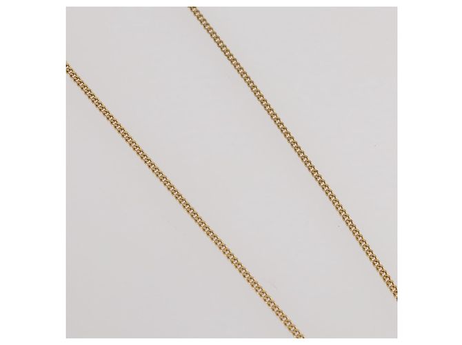 Collana Christian Dior Strass metallo Gold Tone Auth 204224 - vista 5