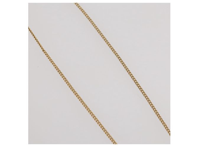 Collana Christian Dior Strass metallo Gold Tone Auth 204224 - vista 6