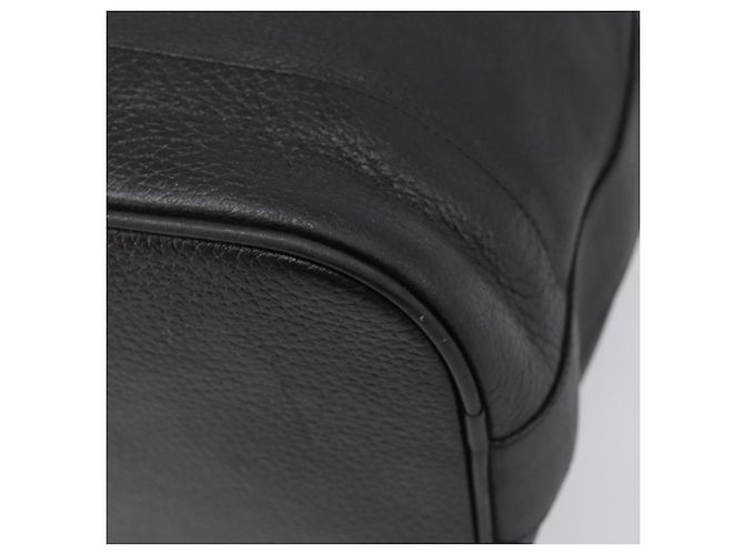 Borsa a tracolla Burberrys in pelle nera e oro Auth 204637A Nero - vista 12