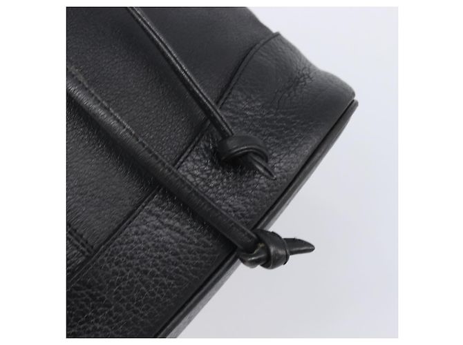 Borsa a tracolla Burberrys in pelle nera e oro Auth 204637A Nero - vista 18