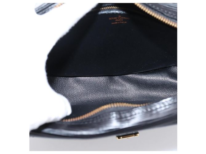 Borsa a tracolla LOUIS VUITTON Epi Jeune Fille MM Nera M52152 LV Auth 204584A Nero - vista 10