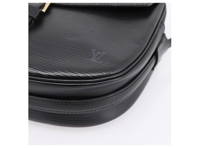 Borsa a tracolla LOUIS VUITTON Epi Jeune Fille MM Nera M52152 LV Auth 204584A Nero - vista 14