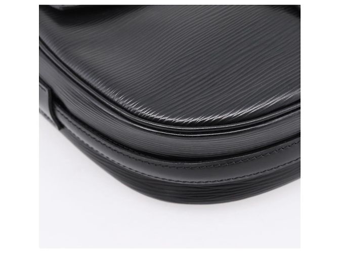 Borsa a tracolla LOUIS VUITTON Epi Jeune Fille MM Nera M52152 LV Auth 204584A Nero - vista 15