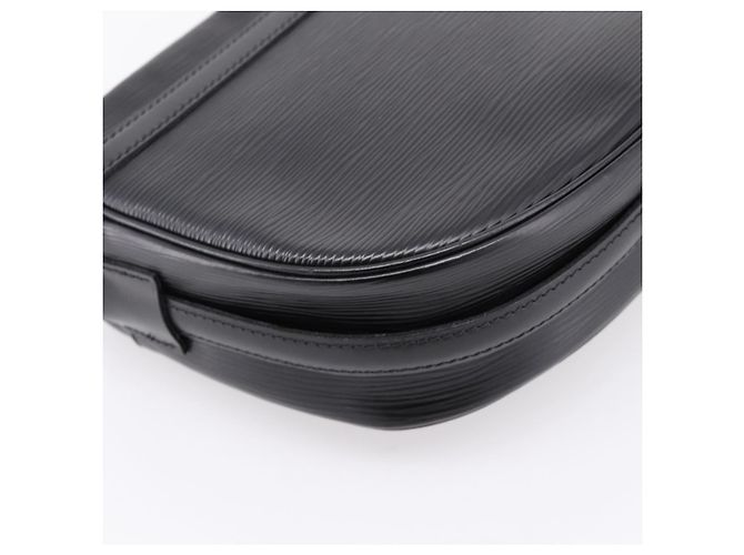 Borsa a tracolla LOUIS VUITTON Epi Jeune Fille MM Nera M52152 LV Auth 204584A Nero - vista 17