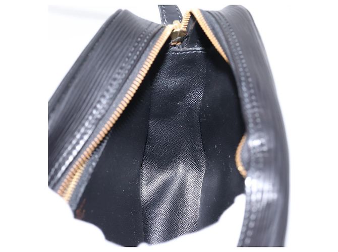 Borsa a tracolla LOUIS VUITTON Epi Jeune Fille MM Nera M52152 LV Auth 204584A Nero - vista 21