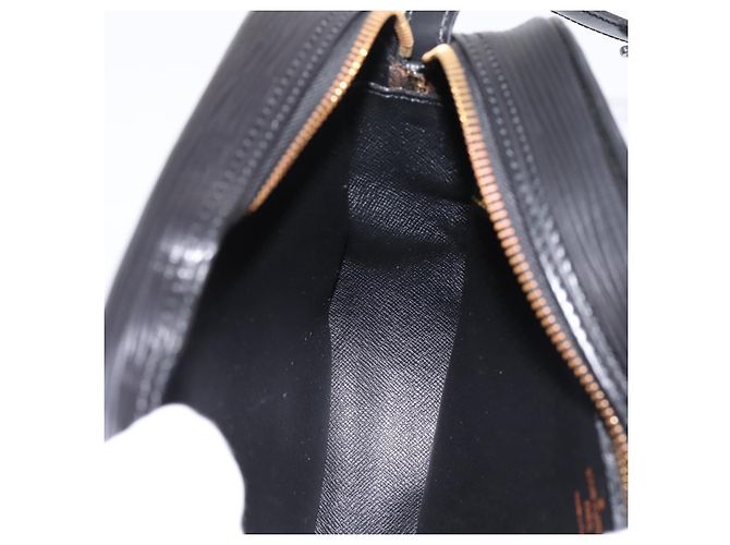 Borsa a tracolla LOUIS VUITTON Epi Jeune Fille MM Nera M52152 LV Auth 204584A Nero - vista 22