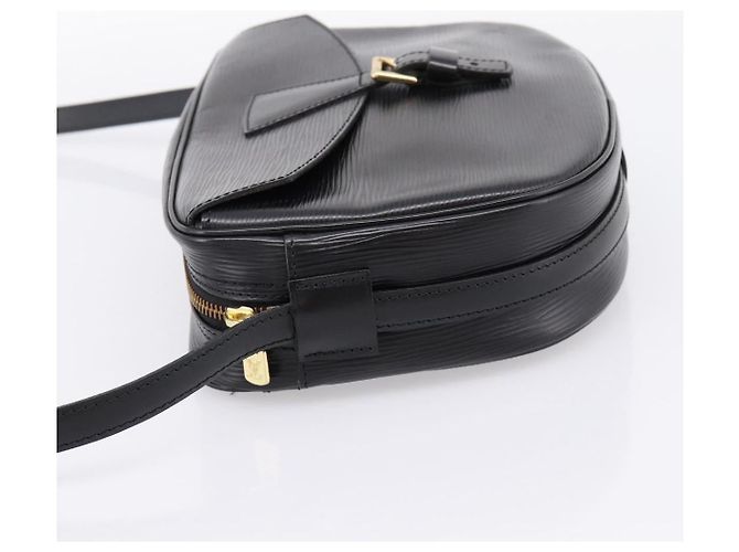 Borsa a tracolla LOUIS VUITTON Epi Jeune Fille MM Nera M52152 LV Auth 204584A Nero - vista 3