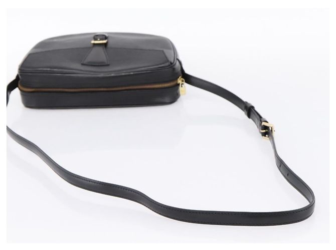 Borsa a tracolla LOUIS VUITTON Epi Jeune Fille MM Nera M52152 LV Auth 204584A Nero - vista 7