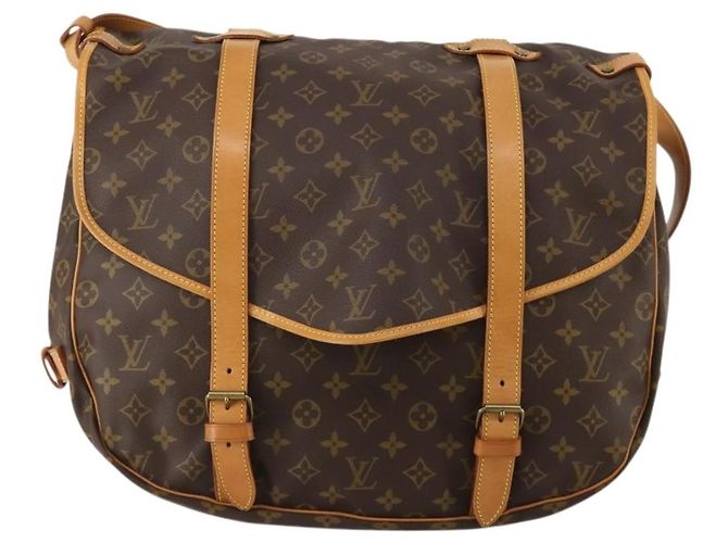 LOUIS VUITTON Monogram Saumur 43 Borsa a Tracolla M42252 LV Auth 197008 Monogramma - vista 13