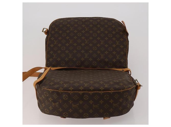 LOUIS VUITTON Monogram Saumur 43 Borsa a Tracolla M42252 LV Auth 197008 Monogramma - vista 19
