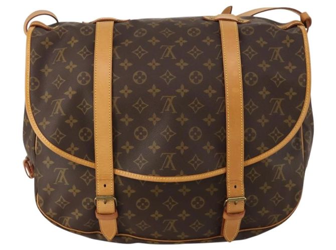 LOUIS VUITTON Monogram Saumur 43 Borsa a Tracolla M42252 LV Auth 197008 Monogramma - vista 2