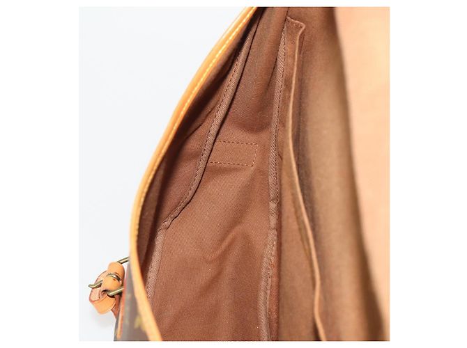 LOUIS VUITTON Monogram Saumur 43 Borsa a Tracolla M42252 LV Auth 197008 Monogramma - vista 24