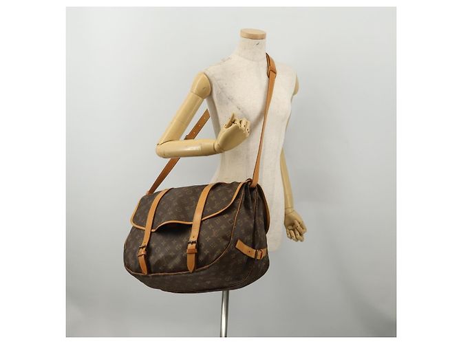 LOUIS VUITTON Monogram Saumur 43 Borsa a Tracolla M42252 LV Auth 197008 Monogramma - vista 29