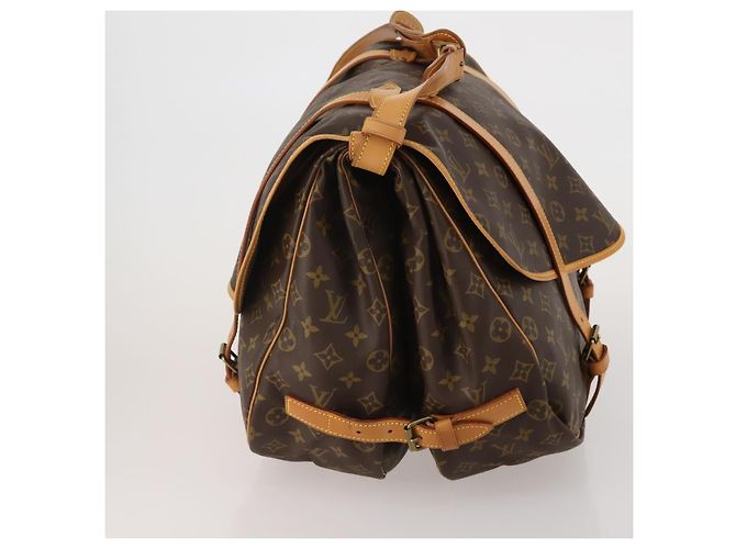 LOUIS VUITTON Monogram Saumur 43 Borsa a Tracolla M42252 LV Auth 197008 Monogramma - vista 4