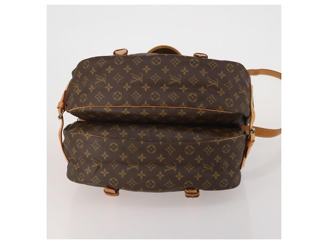 LOUIS VUITTON Monogram Saumur 43 Borsa a Tracolla M42252 LV Auth 197008 Monogramma - vista 5