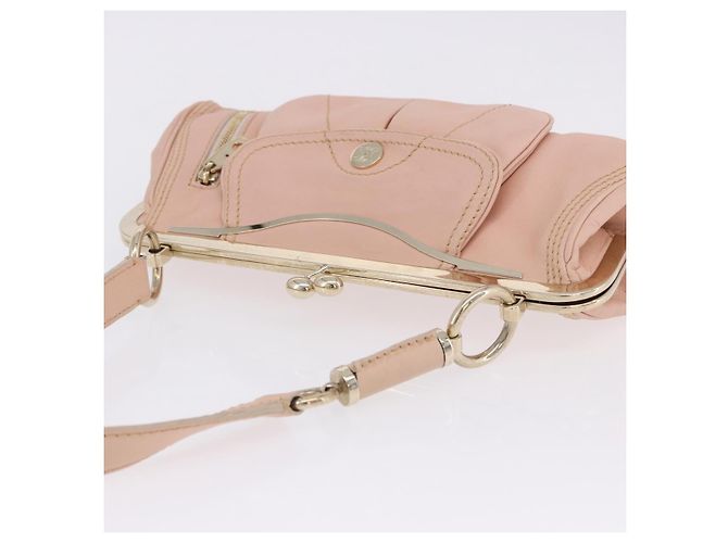 Céline Bolso de hombro CELINE de piel Rosa Oro Auth 200745V Dorado - vista 10