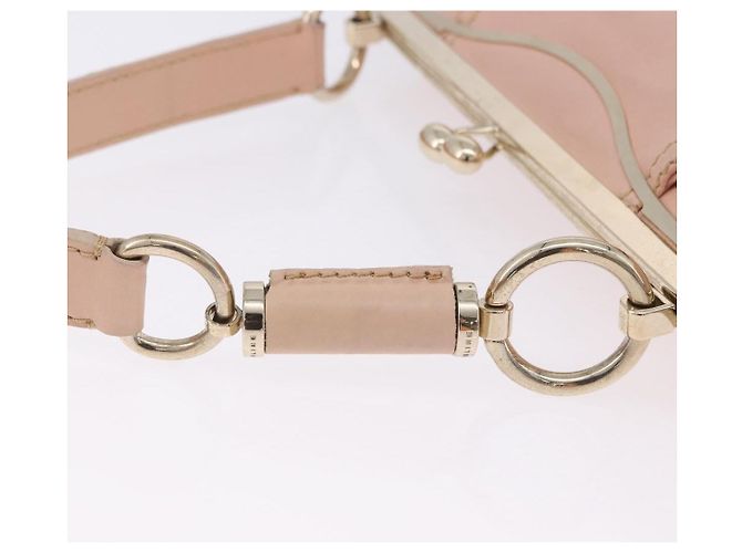 Céline Bolso de hombro CELINE de piel Rosa Oro Auth 200745V Dorado - vista 14
