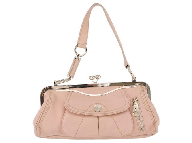 Céline Bolso de hombro CELINE de piel Rosa Oro Auth 200745V Dorado - vista 2