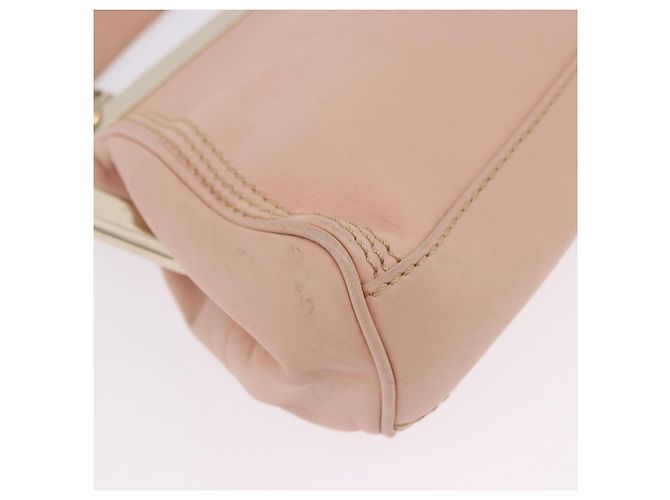 Céline Bolso de hombro CELINE de piel Rosa Oro Auth 200745V Dorado - vista 20
