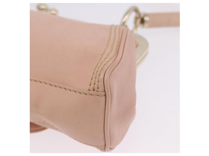 Céline Bolso de hombro CELINE de piel Rosa Oro Auth 200745V Dorado - vista 21