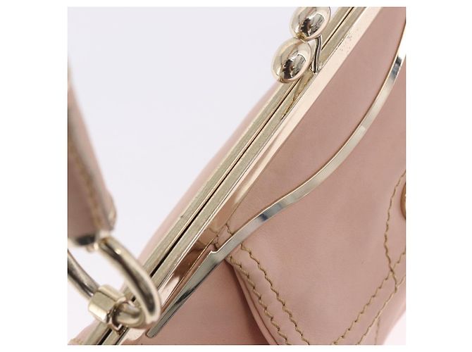 Céline Bolso de hombro CELINE de piel Rosa Oro Auth 200745V Dorado - vista 25