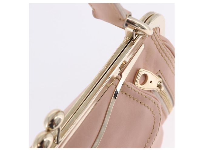 Céline Bolso de hombro CELINE de piel Rosa Oro Auth 200745V Dorado - vista 26