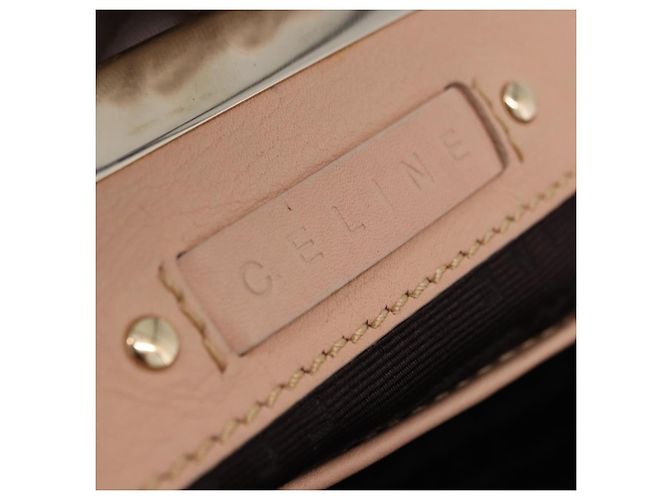 Céline Bolso de hombro CELINE de piel Rosa Oro Auth 200745V Dorado - vista 27