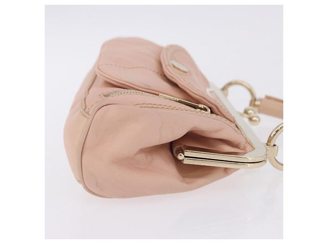 Céline Bolso de hombro CELINE de piel Rosa Oro Auth 200745V Dorado - vista 6