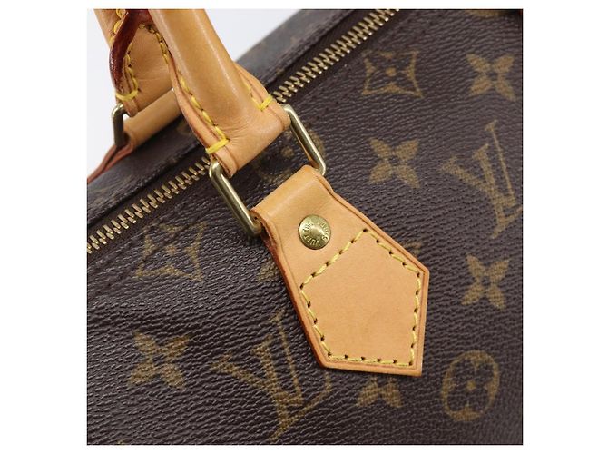 Borsa a mano LOUIS VUITTON Monogram Speedy 25 M41528 LV Auth BA15810V Monogramma - vista 19