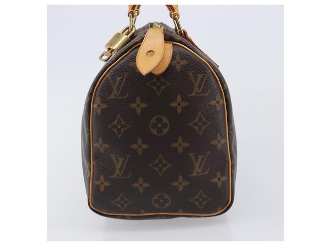 Borsa a mano LOUIS VUITTON Monogram Speedy 25 M41528 LV Auth BA15810V Monogramma - vista 4