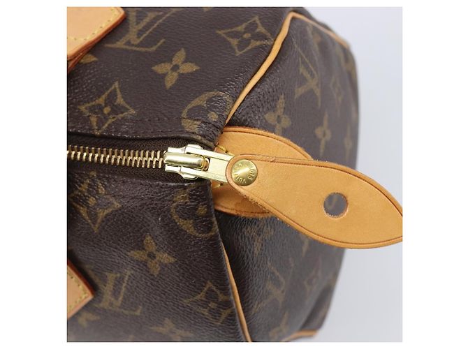 Borsa a mano LOUIS VUITTON Monogram Speedy 25 M41528 LV Auth BA15810V Monogramma - vista 9