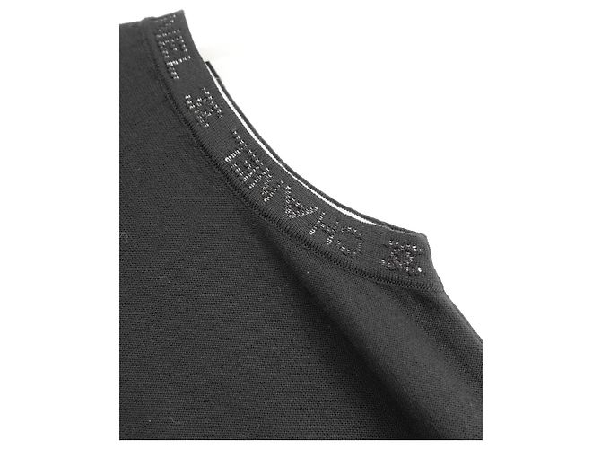 Chanel Sport Ärmelloser Wollpullover mit Logo-Besatz Herbst 2007 Schwarz - Ansicht 6