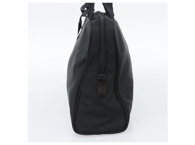 Sac à main PRADA Nylon Black Silver Auth 174539 Noir Argenté - vue 5