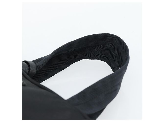 Sac à main PRADA Nylon Black Silver Auth 174539 Noir Argenté - vue 8