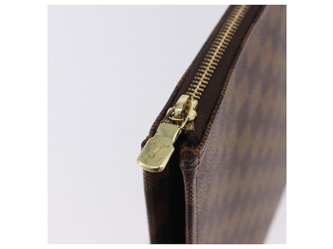 LOUIS VUITTON Damier Ebene Posh Documents Clutch Bag LV Auth 199015A - view 12