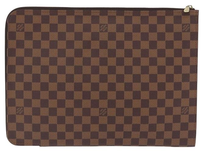 LOUIS VUITTON Damier Ebene Posh Documents Clutch Bag LV Auth 199015A - view 3