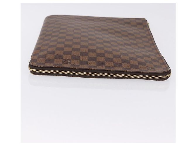 LOUIS VUITTON Damier Ebene Posh Documents Clutch Bag LV Auth 199015A - view 4
