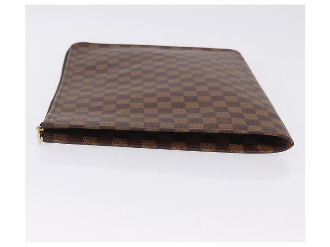 LOUIS VUITTON Damier Ebene Posh Documents Clutch Bag LV Auth 199015A - view 5