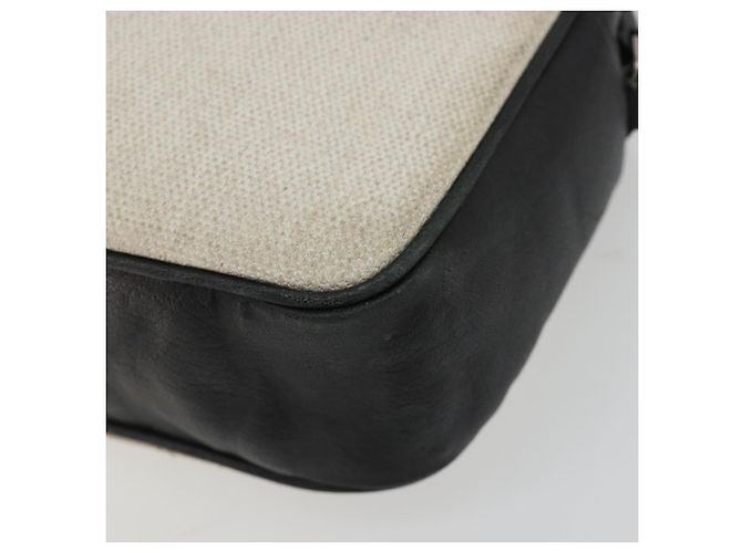 Autre Marque SAINT LAURENT Schultertasche Canvas Beige Silver 520534 Auth bs35824A Silber - vista 10