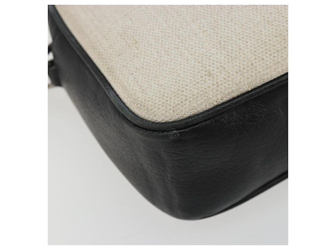 Autre Marque SAINT LAURENT Schultertasche Canvas Beige Silver 520534 Auth bs35824A Silber - vista 11